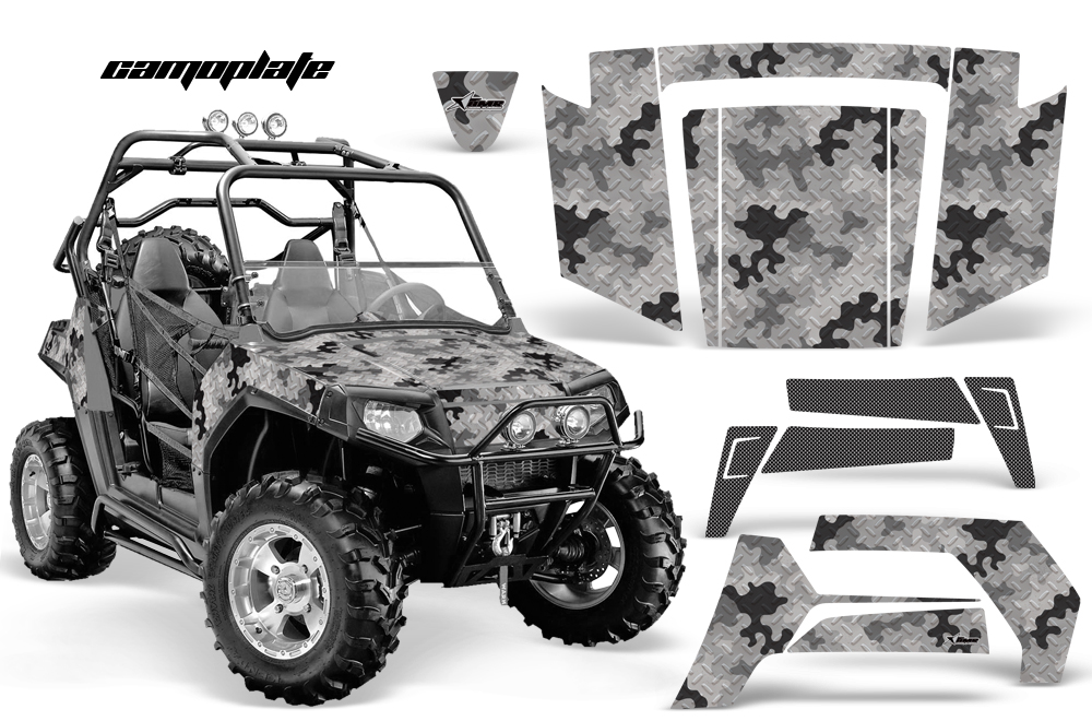 Polaris RZR 800 SILVER Camoplate